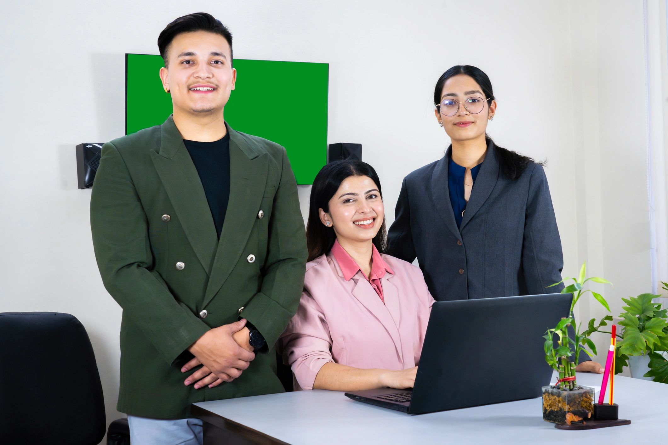 modern Filipino business team HR SaaS technology office